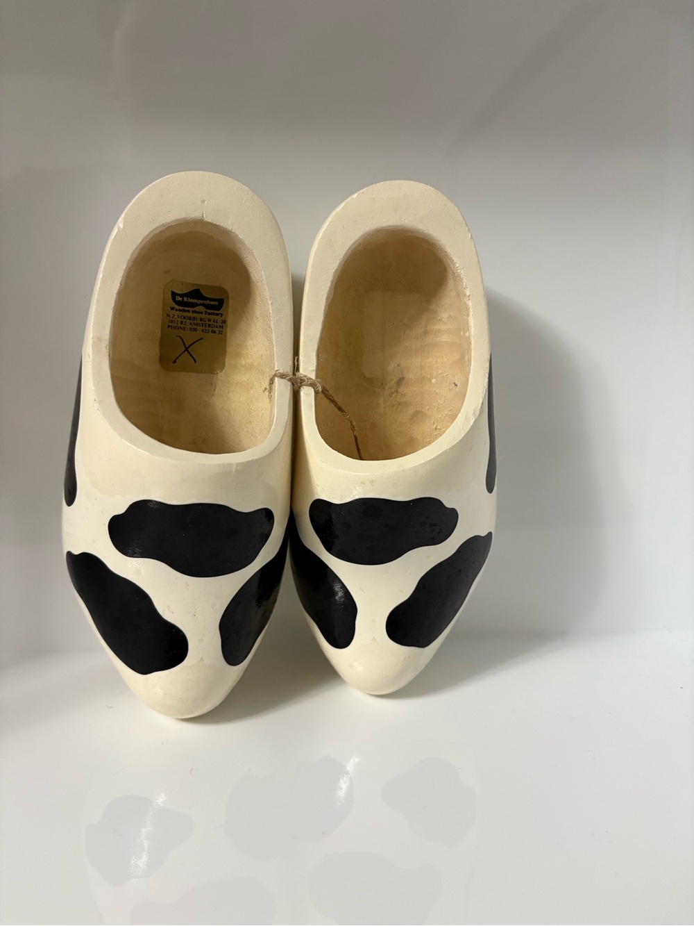Dutch Clogs Klompen Cow Print Vintage Style